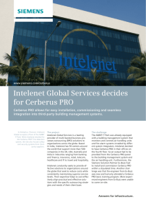 Intelenet Global Services decides for Cerberus PRO
