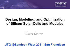 Design, modeling, and optimization of silicon solar cells