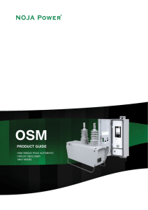 OSM Single Pole Automatic Circuit Recloser 38