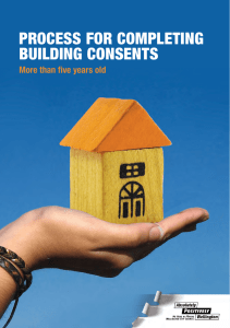 Process for Completing Building Consents More than Five Years Old