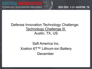 Presentation Slides - Defense Innovation Technology Acceleration
