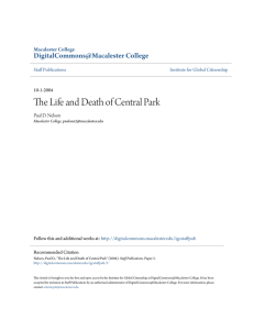 The Life and Death of Central Park
