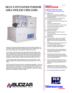 bulletin 23 self contained indoor air-cooled chillers 10-05.pub