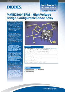 MMBD5004BRM – High Voltage Bridge