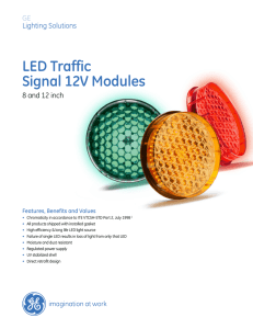 LED Traffic Signal 12V Modules - TPDIS Transportation Products