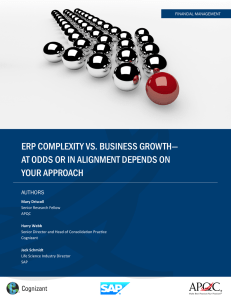 ERP Complexity vs. Business growth—at Odds or in