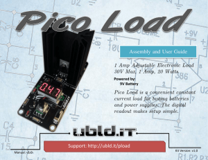 Pico Load Assembly Instructions