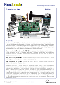 Transducers Kits TK2942