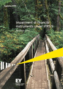 Impairment of financial instruments under IFRS 9