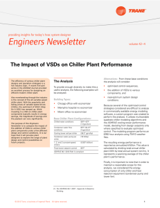 Impact of VSDs On Chiller Plant Performance