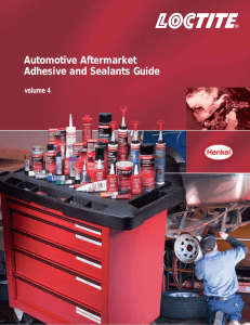 Automotive Aftermarket Adhesive and Sealants Guide