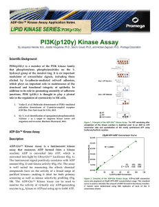 PI3K(p120γ) Kinase Assay Application Notes