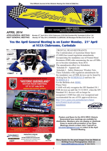 HRCC Historic Torque April 2014 - Historic Sports and Racing Car
