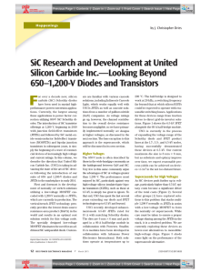 SiC Research and Development at United Silicon Carbide Inc