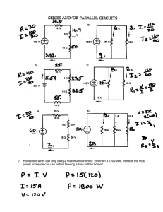Series and /or Parallel Circuits