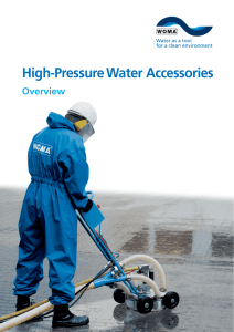 WOMA High-Pressure Water Accessories