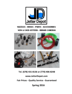 Jetter Depot Parts Catalog