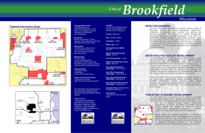 Brookfield Square Area Redevelopment Strategy