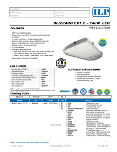 blizzard ext 2 - Industrial Lighting Products