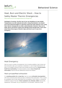 Heat, Burn and Electric Shock – How to Safely Master