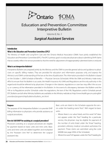 Education and Prevention Committee Interpretive Bulletin