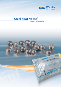 Steel shot VERA® - Eisenwerk Würth GmbH