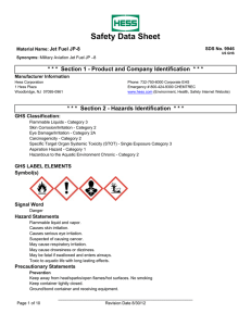 Safety Data Sheet - Hess Corporation