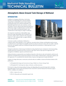 Atmospheric Above Ground Tank Storage of