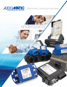 Electronic Controls Overview brochure.
