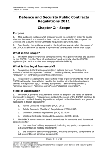 DSPCR Chapter 2: Scope
