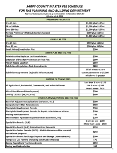 sarpy county master fee schedule for the planning and building