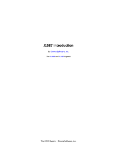 J1587 Introduction - Simma Software, Inc.