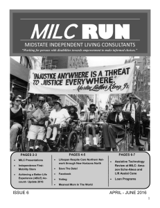 MILC Run - Midstate Independent Living Consultants
