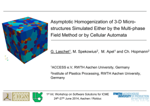 Asymptotic homogenization of 3-D microstructures