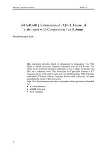 [41A-03-01] Submission of iXBRL Financial Statements with