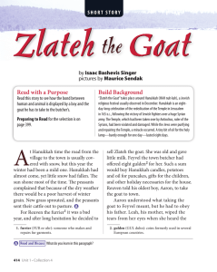 Zlateh the Goat - Old Tappan School