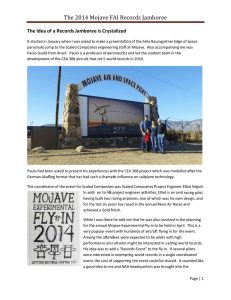 The 2014 Mojave FAI Records Jamboree