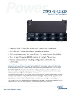CXPS 48-1.2-225 - Alpha Technologies Ltd