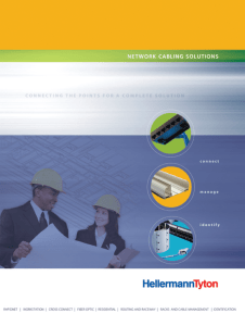Network Cabling Solutions Catalog