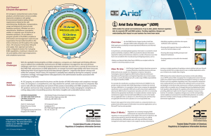 Ariel Data Manager ™ (ADM)