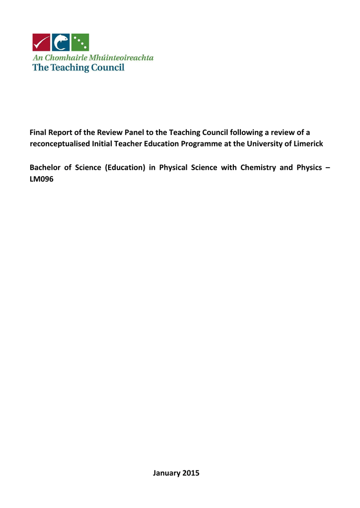 Report Teaching Council