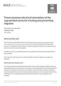 Transcutaneous electrical stimulation of the anscutaneous electrical