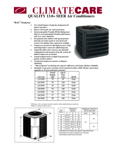 QUALITY 13.0+ SEER Air Conditioners