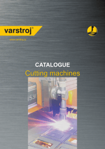 Cutting machines - Daihen Varstroj