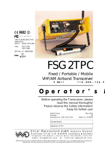 FSG2TPC - Cumulus Soaring, Inc.