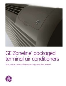 GE Zoneline® packaged terminal air conditioners
