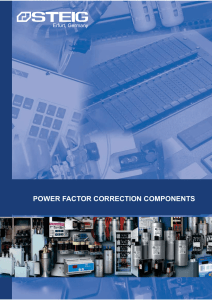 power factor correction components - steig