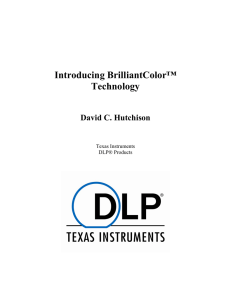 Brilliant Color - Texas Instruments