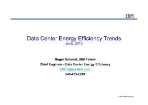 Data Center Energy Efficiency Trends
