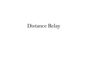 Distance Relay